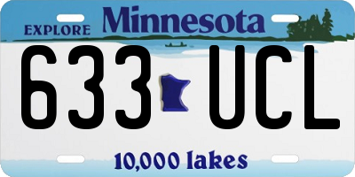 MN license plate 633UCL