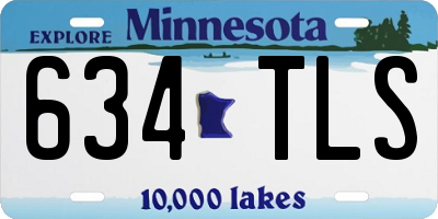 MN license plate 634TLS