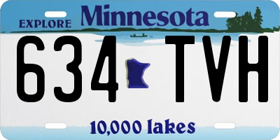 MN license plate 634TVH