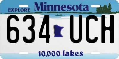 MN license plate 634UCH