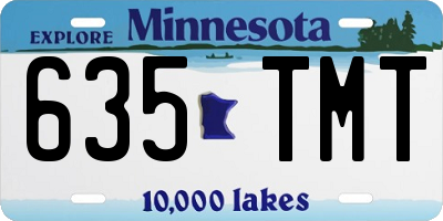 MN license plate 635TMT