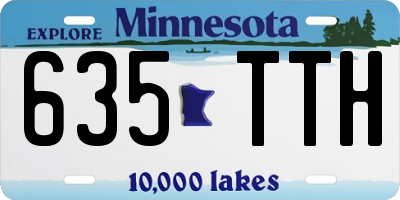 MN license plate 635TTH