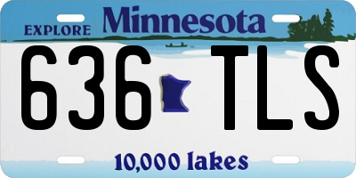 MN license plate 636TLS
