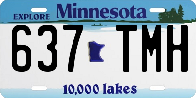 MN license plate 637TMH
