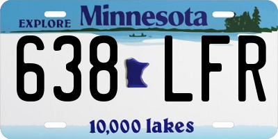 MN license plate 638LFR