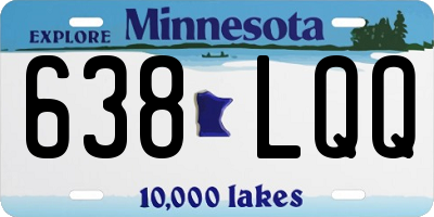 MN license plate 638LQQ