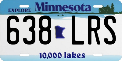 MN license plate 638LRS