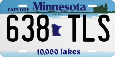 MN license plate 638TLS