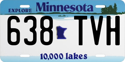 MN license plate 638TVH