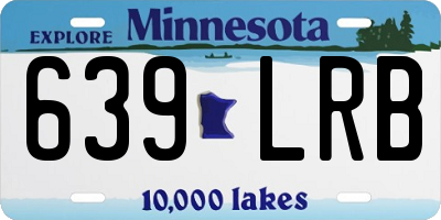 MN license plate 639LRB