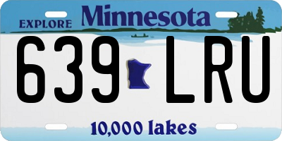 MN license plate 639LRU