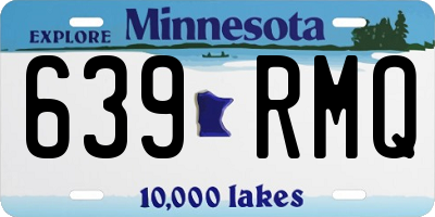 MN license plate 639RMQ