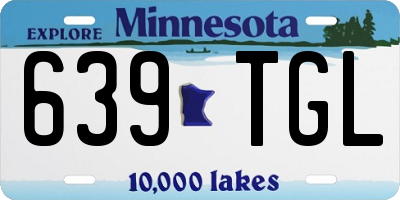 MN license plate 639TGL