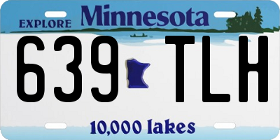 MN license plate 639TLH