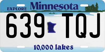 MN license plate 639TQJ
