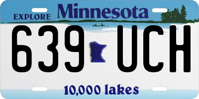 MN license plate 639UCH