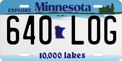 MN license plate 640LOG