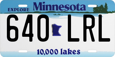 MN license plate 640LRL