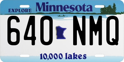 MN license plate 640NMQ
