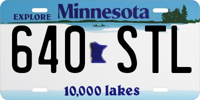 MN license plate 640STL