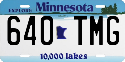 MN license plate 640TMG