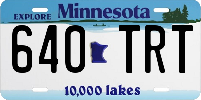 MN license plate 640TRT