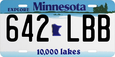 MN license plate 642LBB