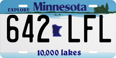 MN license plate 642LFL
