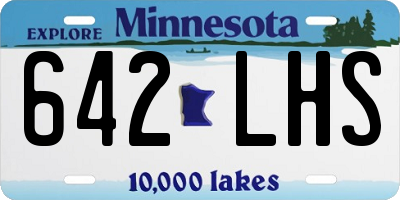 MN license plate 642LHS