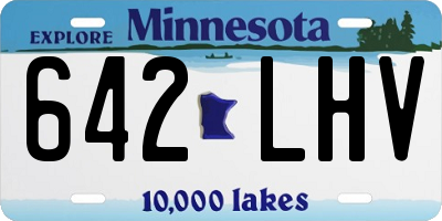 MN license plate 642LHV