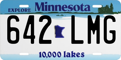 MN license plate 642LMG