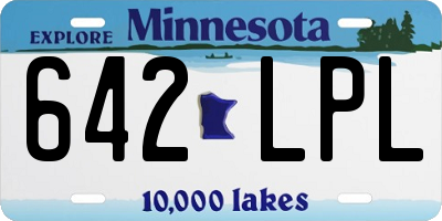 MN license plate 642LPL