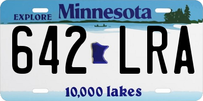 MN license plate 642LRA