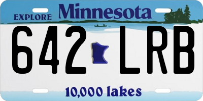 MN license plate 642LRB
