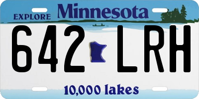 MN license plate 642LRH