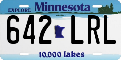 MN license plate 642LRL
