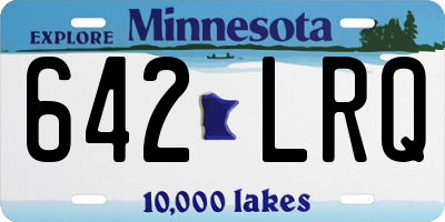 MN license plate 642LRQ
