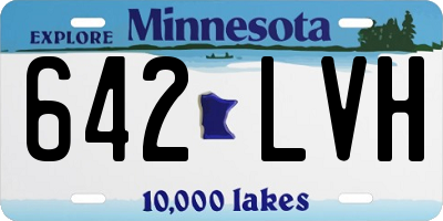 MN license plate 642LVH