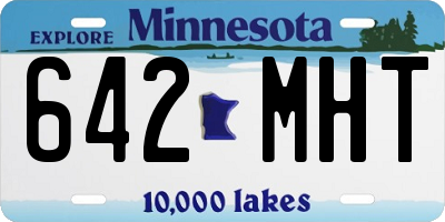 MN license plate 642MHT