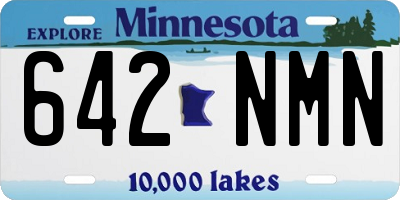 MN license plate 642NMN