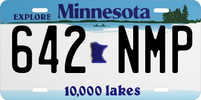 MN license plate 642NMP