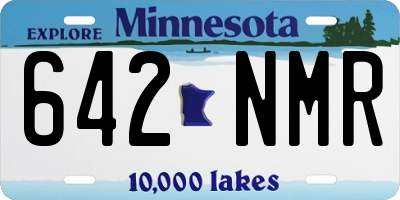 MN license plate 642NMR