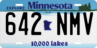 MN license plate 642NMV