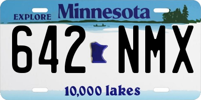 MN license plate 642NMX