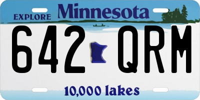 MN license plate 642QRM