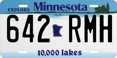 MN license plate 642RMH