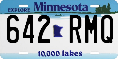 MN license plate 642RMQ