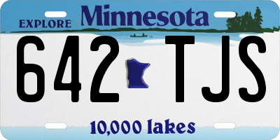 MN license plate 642TJS