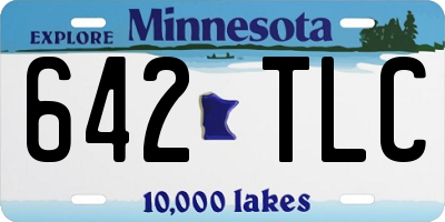 MN license plate 642TLC