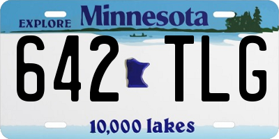 MN license plate 642TLG